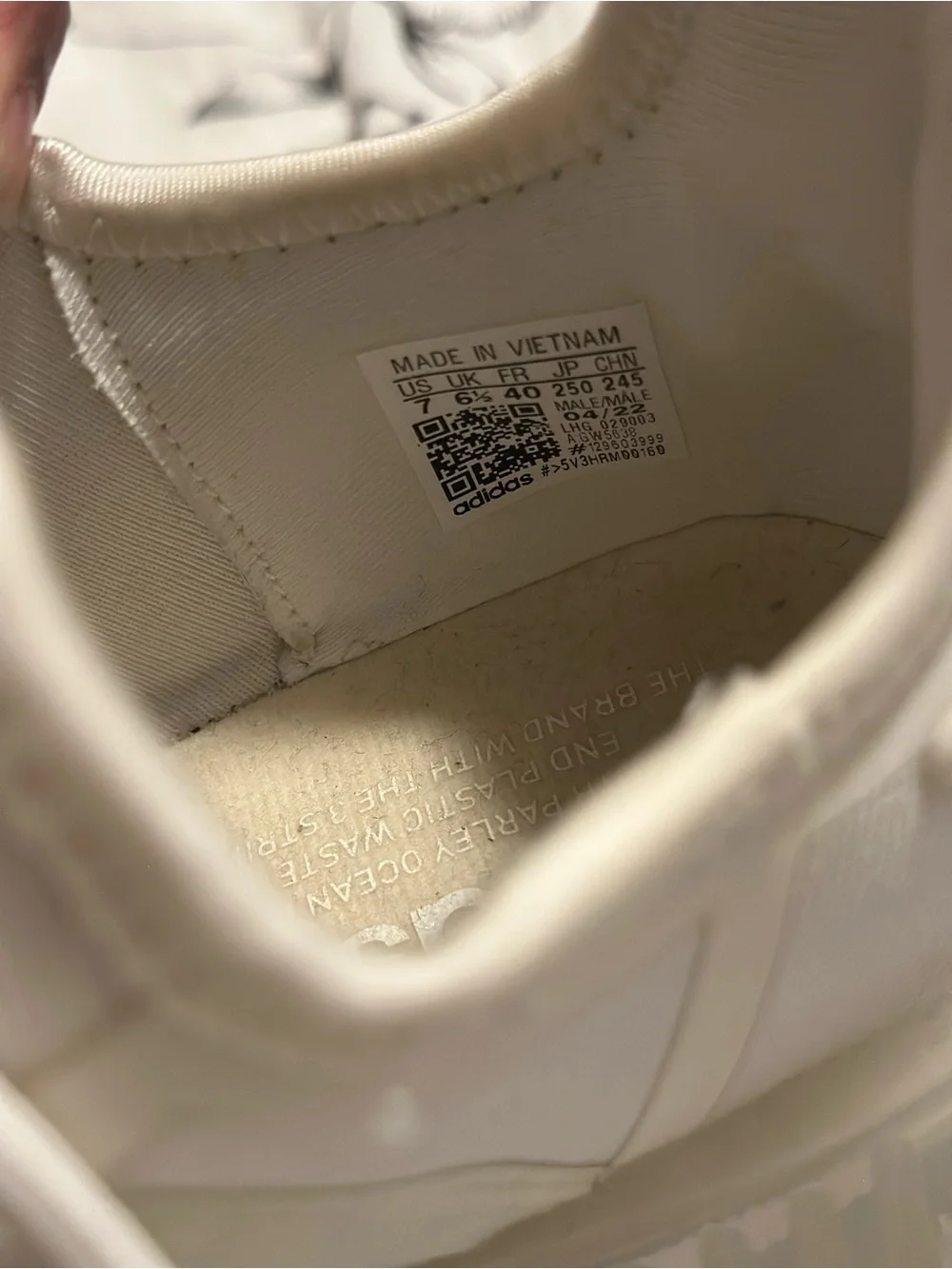 adidas NMD R1 Trainers in Cream and Off-White